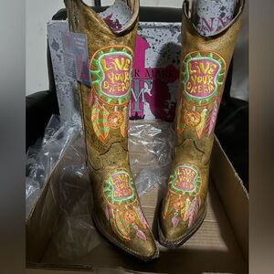 Womens Tanner Mark Live Your Dreams Western Boots
